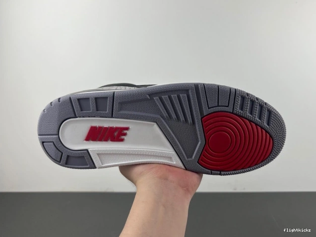 Jordan Air 3 DN3707-010 Black Cement 0716